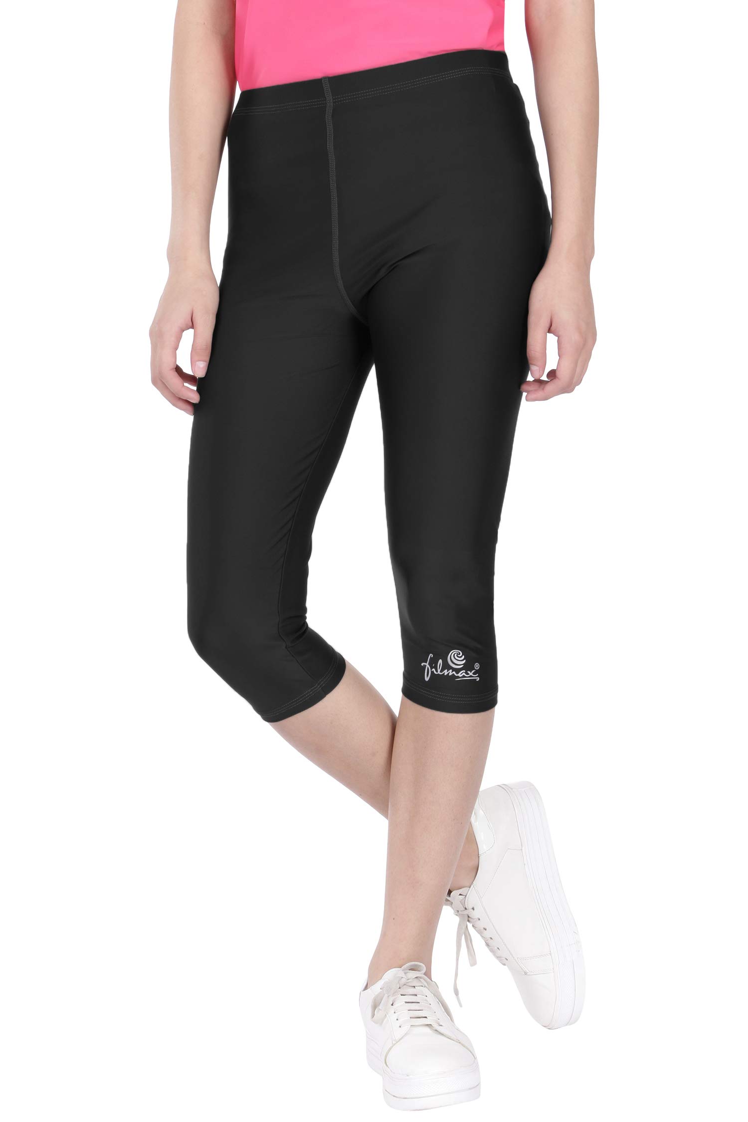 filmax Originals Swimming Costume Lycra Capri Leggin Tights for Women Wear (L to 7XL)-picture-35