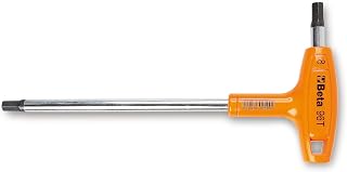 Beta 96T 2mm Metric T-Handle Hex Key Wrench - Dual Tip Ergonomic Allen Wrench, High Torque, Made in Italy