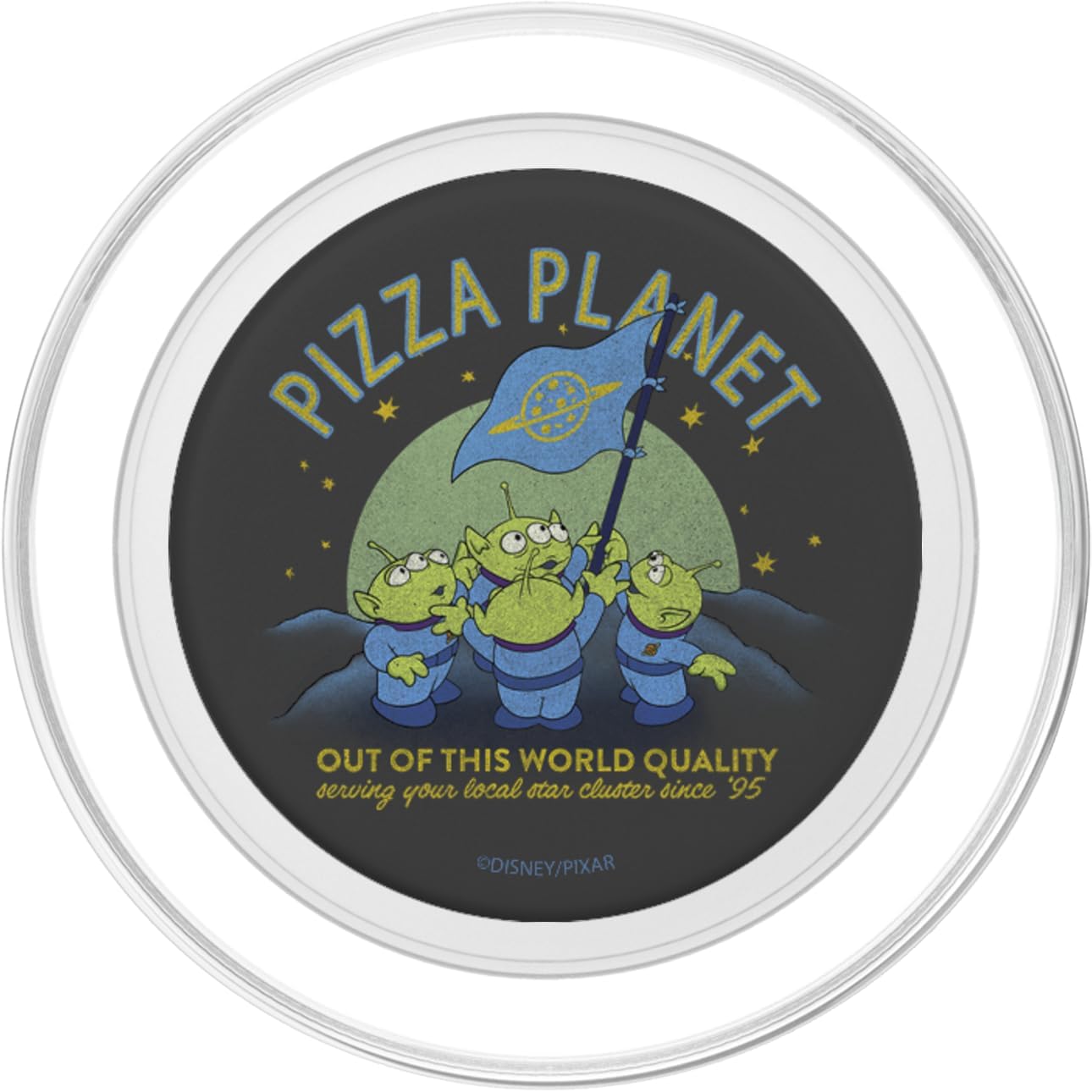 Disney Pixar Toy Story Aliens Pizza Planet Flag PopSockets MagSafe PopGrip for iPhone