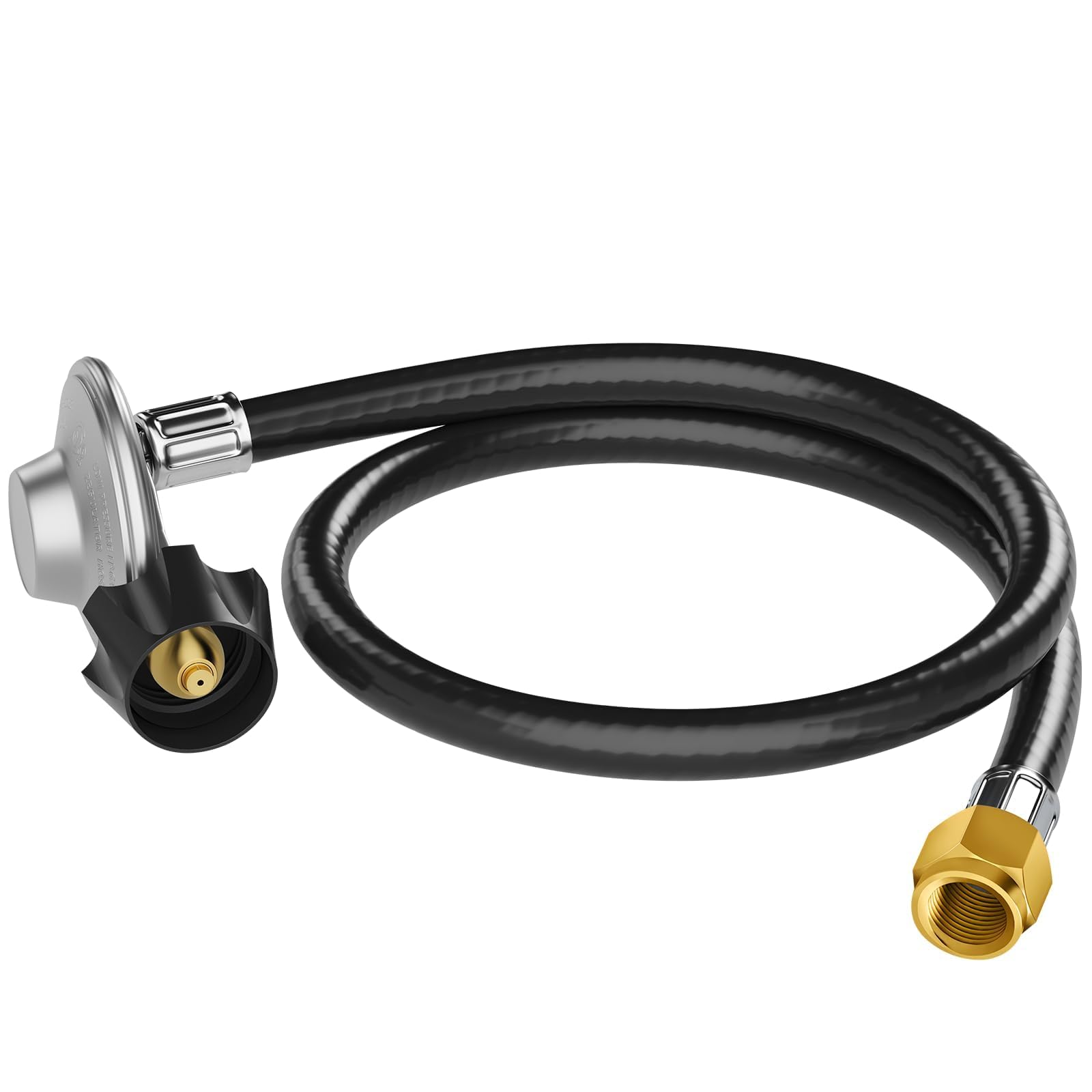 Jakivew Fits Spirit II & Genesis II | Spirit 200/300 (2013–2017); Also Genesis Silver C, Genesis Gold/Platinum B/C & Summit – 24" LP Propane Gas Grill Regulator Hose Kit– Replacement for Weber #7502