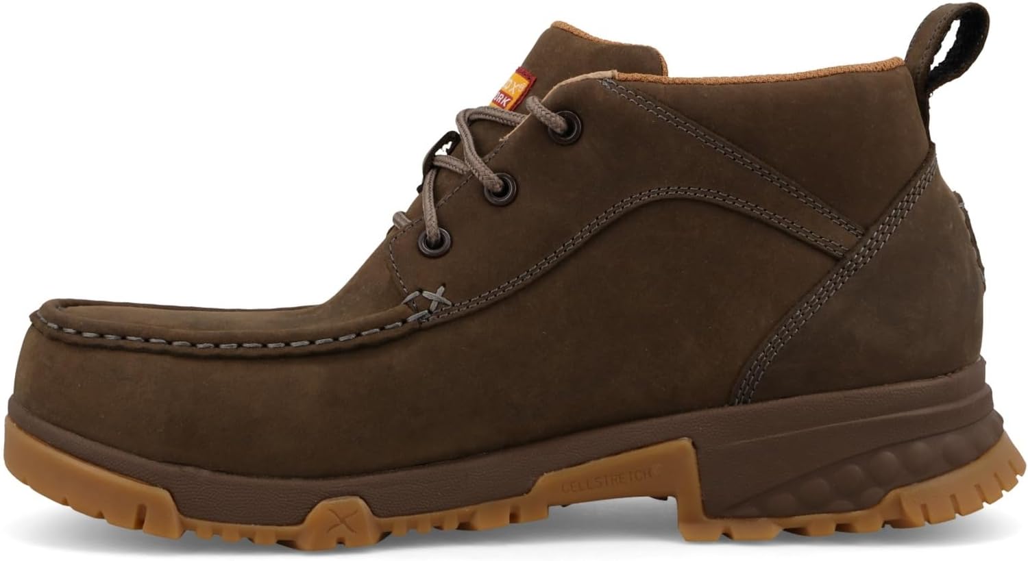 Twisted X Men's Work Chukka Driving Moc, Moc Toe Nano Toe with CellStretch - Image 2