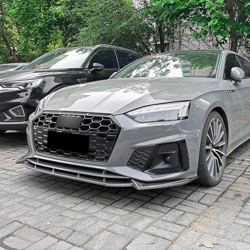 NTING Front Lip Compatible with Audi A5 Sline S5 8W6 2021-2024 Air Dam Front Bumper Spoiler Lip Protector Splitter Lower Chin Diffuser Body Kit, 3PCS/Set Carbon Fiber by NTING - Used condition - Image 7