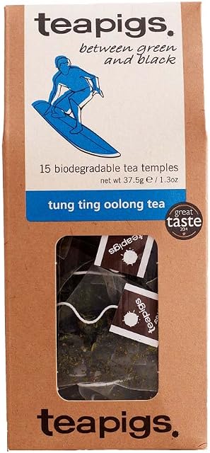 Teapigs Tung Ting Oolong Tea Made With Whole Leaves (1 Pack of 15 Tea Bags)