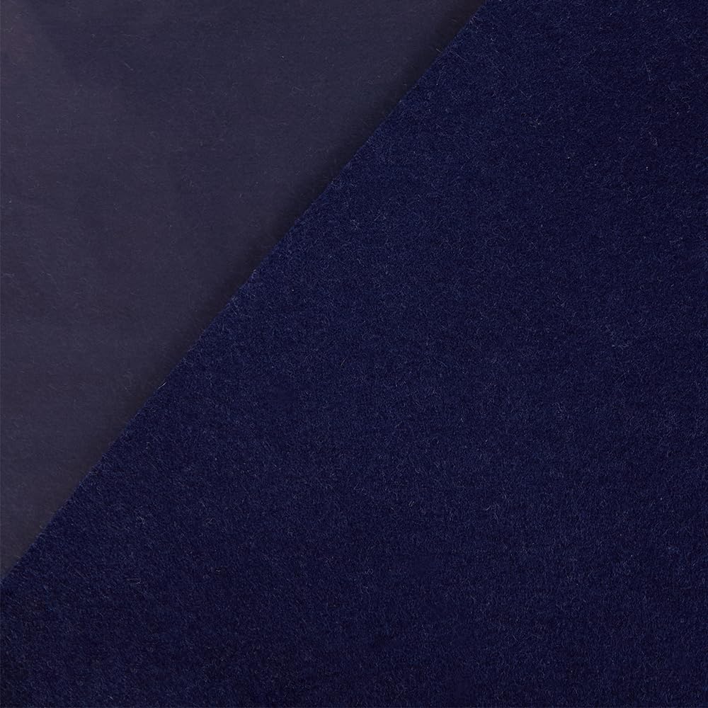 Oscar and Ivy Wool Blend Craft Felt Fabric 10 Pack 12" Squares (Navy), 10 PACK 12" Squares (30cm x 30cm)