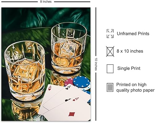 Miniatura 2 de Carteles de decoración de bar para hombres  Decoración de sala de juegos de cóctel para adultos  Decoración de pared de cueva de hombre para hombres