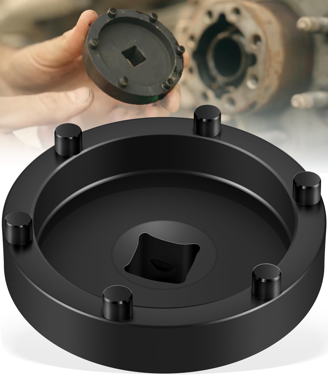 Professional Grade Rear Axle Nut Socket W83009 / 8954A - Heavy Duty 6-Point Hub Bearing Removal Tool for Dodge/Ram 1500-5500 Trucks (2006-2014) - 1/2" Drive