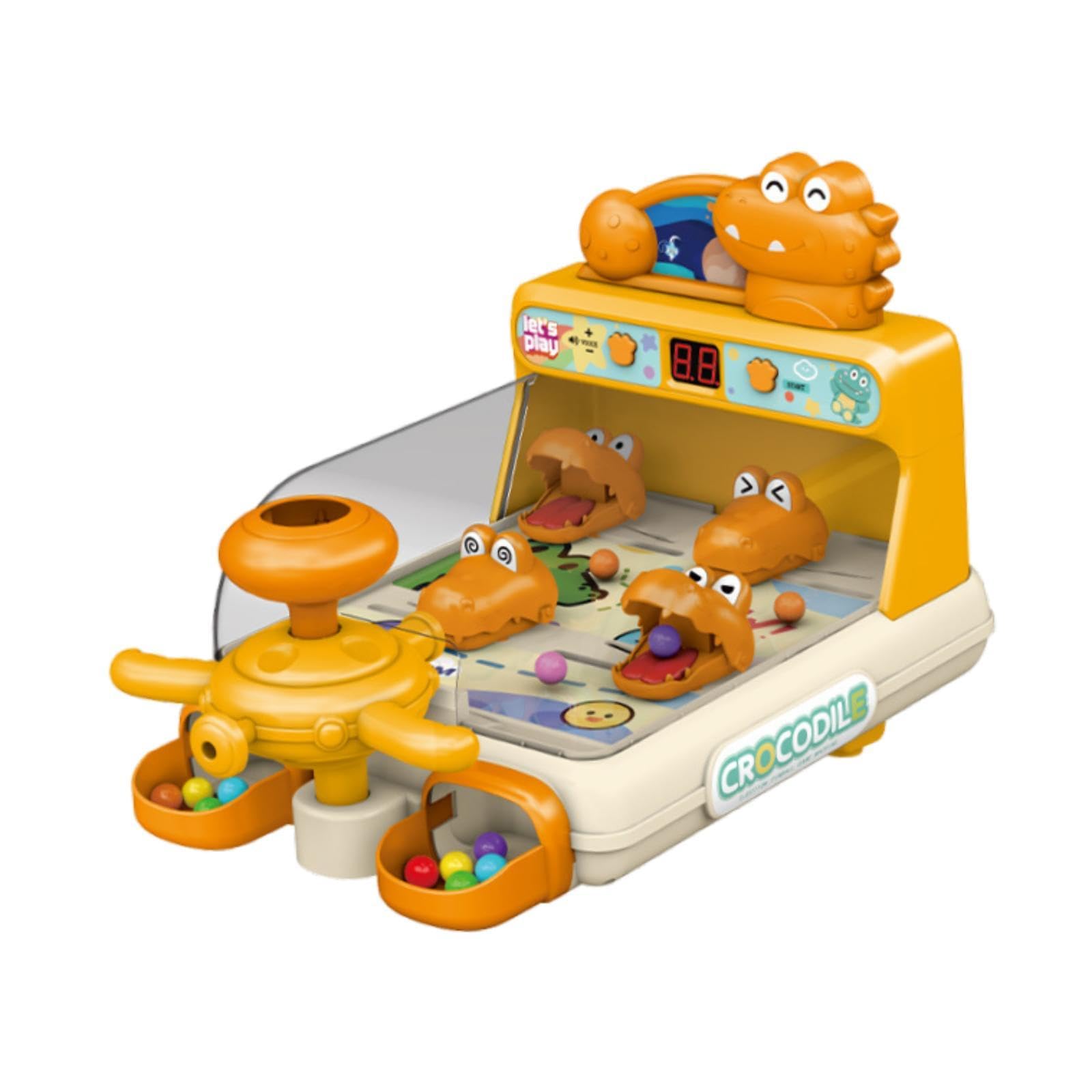 Giocattolo Educativo, Regalo di Compleanno Robusto, Gioco Elettronico Da Tavolo, Gioco Interattivo per Bambini di 3, 4, 5, 6 Anni, arancia, Taglia unica