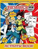 Beyblade Activity Book: Adults, Kids Word Search, Find Shadow, One Of A Kind, Dot To Dot, Maze,...