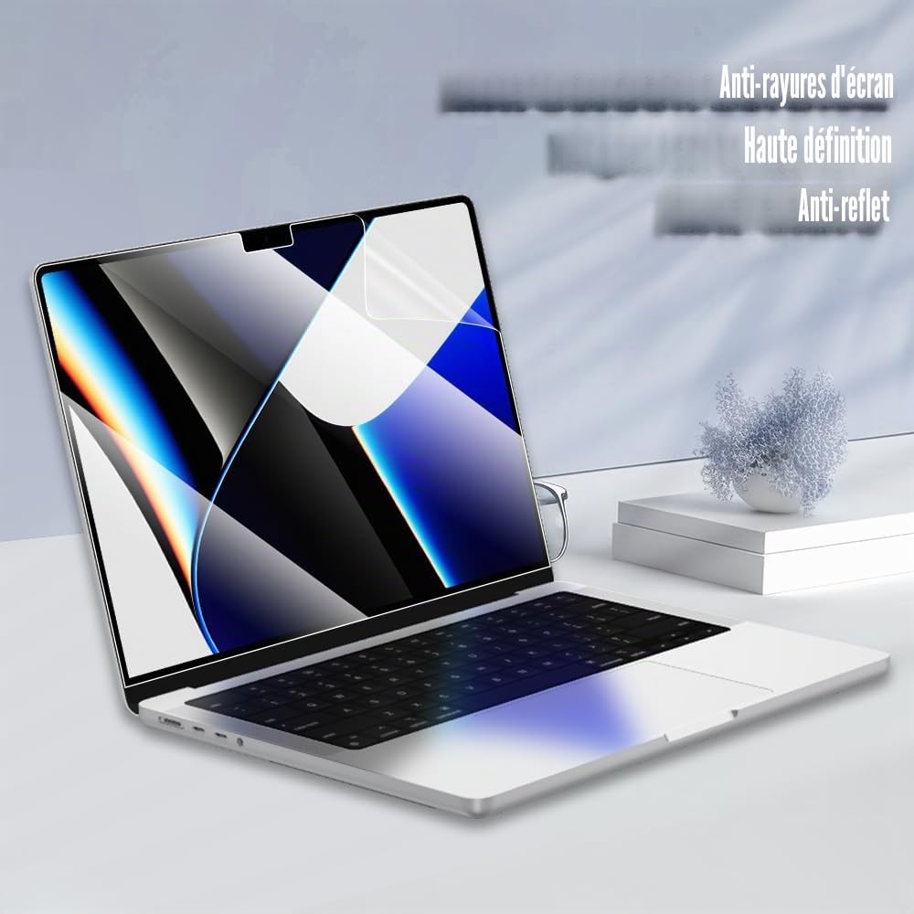Film de protection d'écran MacBook Pro 14 Pouce M5-M1 Pro/Max (2026-2021) Dureté 5H