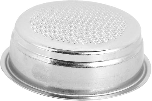 Miniatura 7 de Filtro no presurizado de 2.008 in, cesta de filtro para máquina de café, cuenco de filtro reutilizable de acero inoxidable, cesta individual para