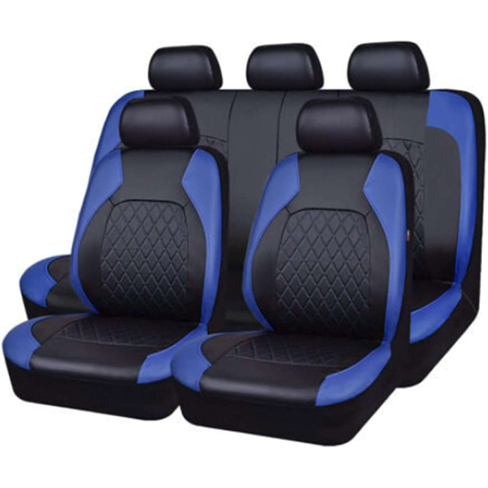ORAWLE Stoelhoezen auto autostoelhoezen universele set voor BMW E39 F10 E60 F30 E46 E36 X1 E84 E90 serie 1 E87 F20 E46 Tuning E60 X5 E53 F30 E70 auto- accessoires: oranje kleur