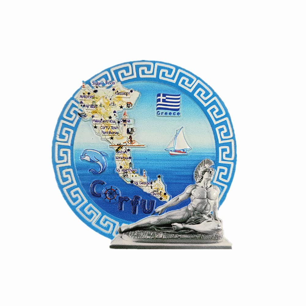 3D-Kühlschrankmagnet Kemer Türkei – Blaues Souvenir, Ca. 4,8x8 Cm, Perfekt Als Reisegeschenk Und Deko