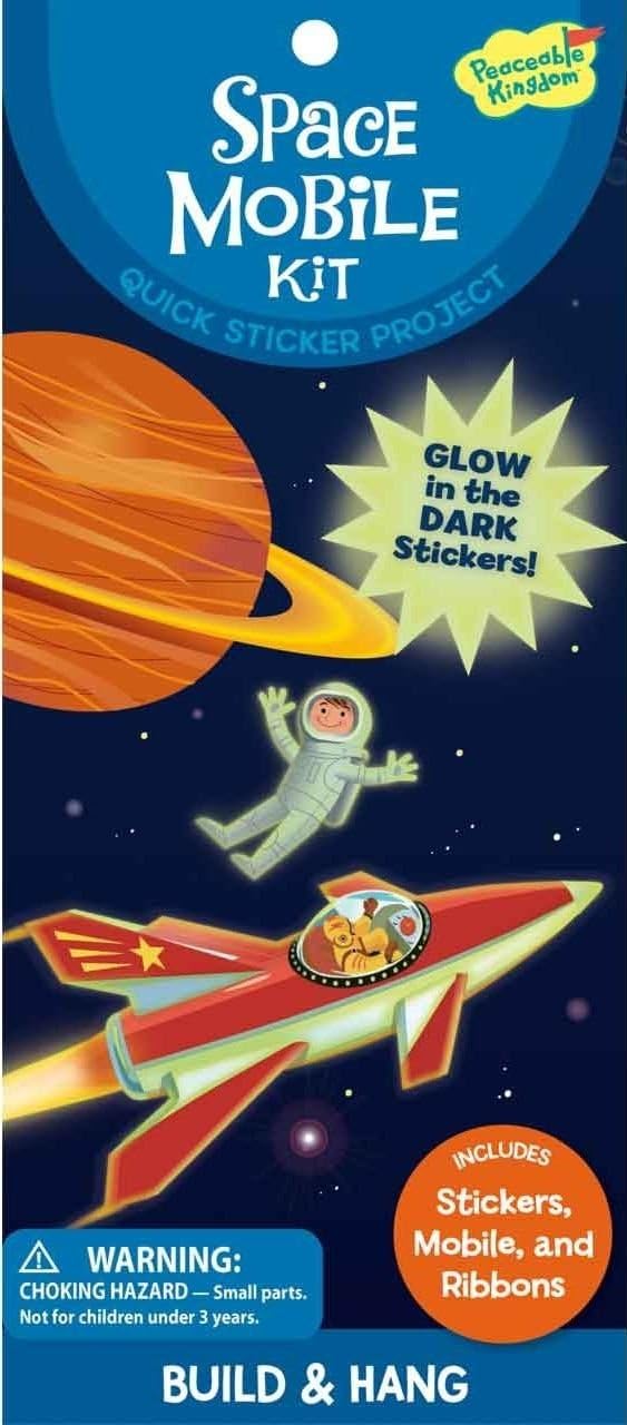 Peaceable Kingdom Space Mobile Quick Sticker Kit
