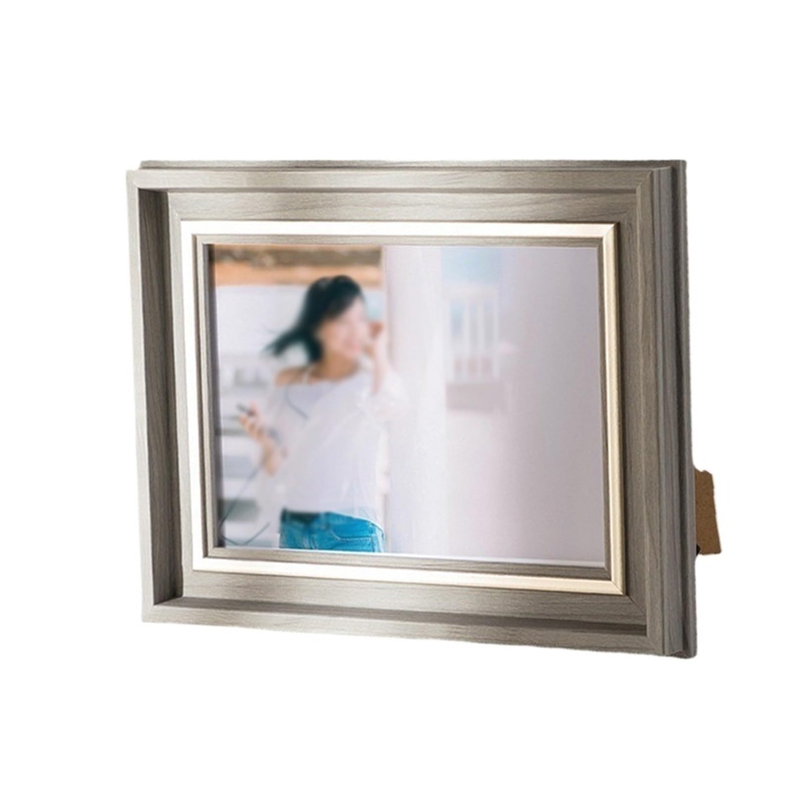 KLerDH Picture Frames, Picture Frame Hanging Wall Bedroom Bed Decoration Horizontal and Vertical Pendulum Table(Grey)