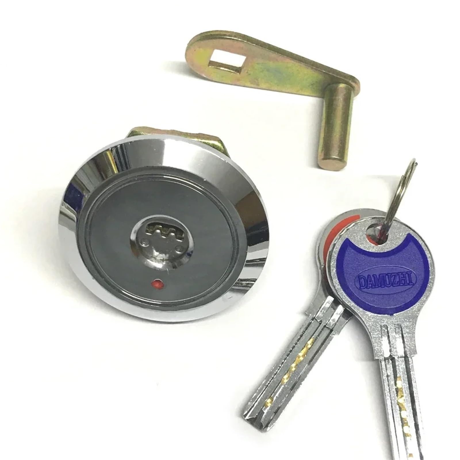 FJSUGAOW Brass Cabinet Cam Lock with 2 Computer Keys for Door Drawer Equipment JA72 C 1Pcs (Color : 205C-48)