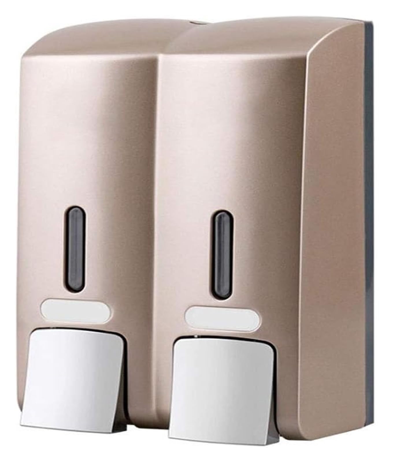Wall Mounted Liquid Container, Manual Wall Mounted Soap Dispenser 1pcs Shampoo Shower Gel Kitchen Bath Hotel Multi 300ml(Gold,600ml)