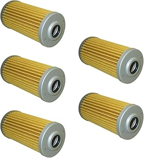 3608255M1 Fuel Filter CH15553 For John Deere 415 425 445 455 650 670 750 Yanmar 104500-55710 Massey Ferguson Challenger AGCO Tractors 3283343M1 3608255M1, Pack of 5