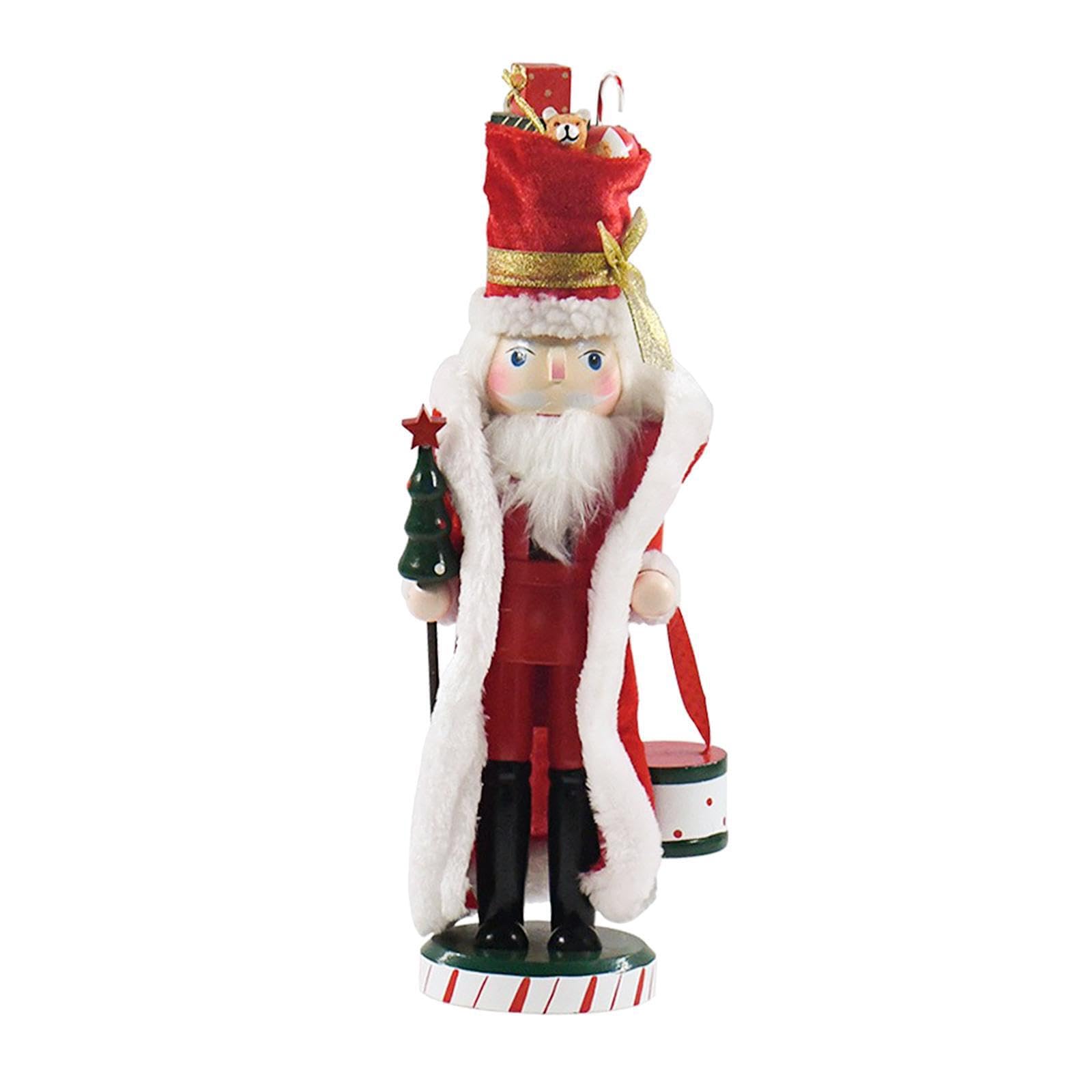 Kixzsaz Nutcracker Figure Ornament Beautifully Made Wooden Doll Home Decor Holiday Celebrations On Tables Or Shelves Nutcracker Figure Ornament Christmas