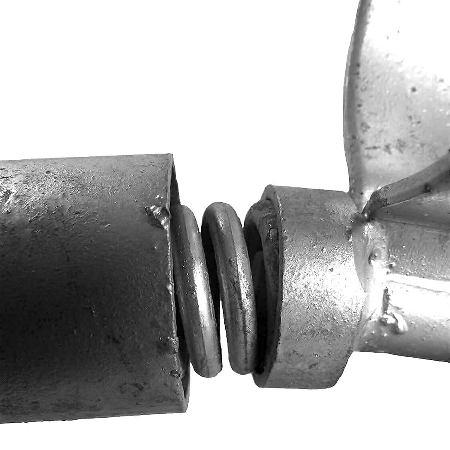 Cierre de muelle de cadena para poste de puerta de 1-5/8" OD y marco de puerta de 2-7/8" OD – Cierre de muelle de puerta de cierre automático – Cierre de puerta incluye pernos