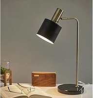 Vista 2 de Adesso 3158-01 Emmett Lámpara de escritorio, latón antiguo, negro