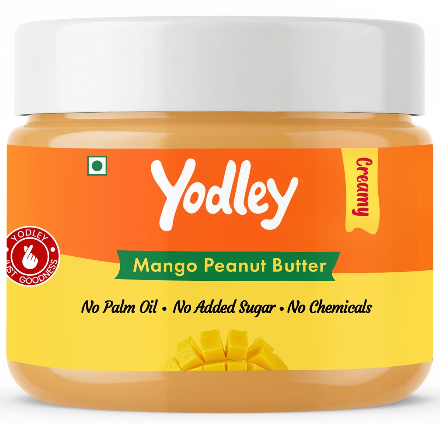 Yodley Natural Mango Flavour Peanut Butter | 100% Natural | No Added Sugar, No Preservatives | High-Protein & Fiber-Rich | Smooth & Crunchy Variants | Healthy Spread for Fitness & Snacks (300g)-image-40