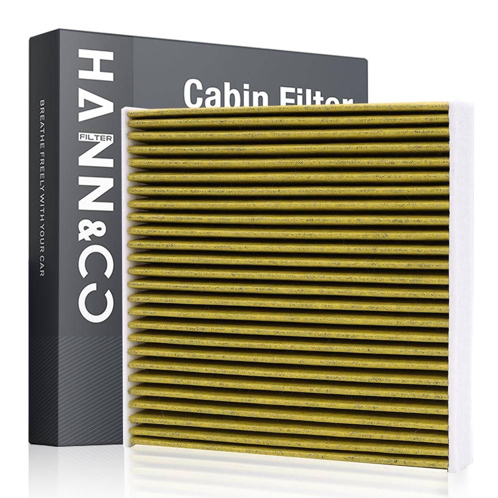 HEPA Grade Activated High Flow Carbon Cabin Filter，Adopts Silver ion Technology，50% Longer Service Life，Suitable For Honda；Acura Replacement CF11182，CP182（HCC1022-Y）
