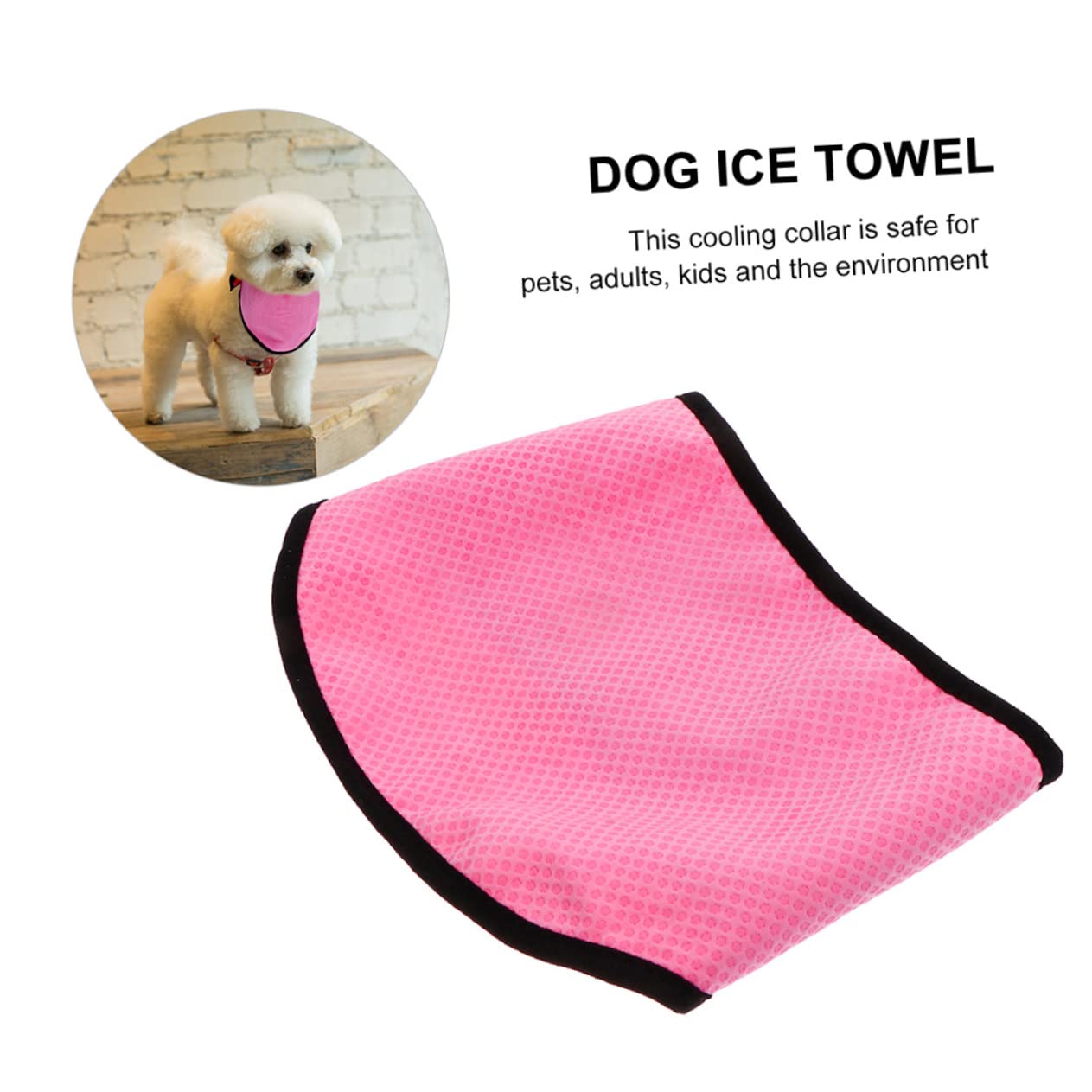 INOOMP 6stücke Kühlende Hundetücher Für Sommeraktivitäten Leichte Atmungsaktive Hunde-kühlhalstücher Für Joggen Und Outdoor-Abenteuer
