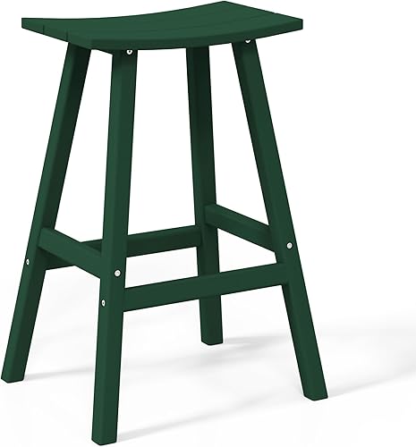 Vista 317 de WestinTrends Malibu - Juego de 2 taburetes para sillín para exteriores/patio, 24 alturas, color negro