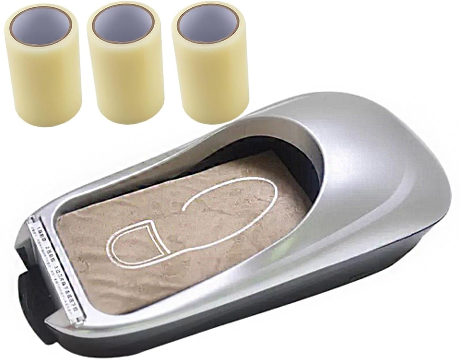Dispensador AutomáTico de Cubrezapatos con 3 Rollos de Recambio de PelíCula Desechable para Zapatos, Ideal para Entradas, Hogares y Hoteles