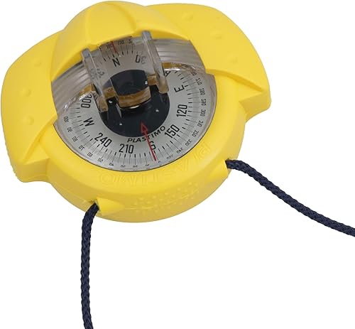 AB Tools Plastimo Iris 50 - Brújula de mano de alta visibilidad, color amarillo