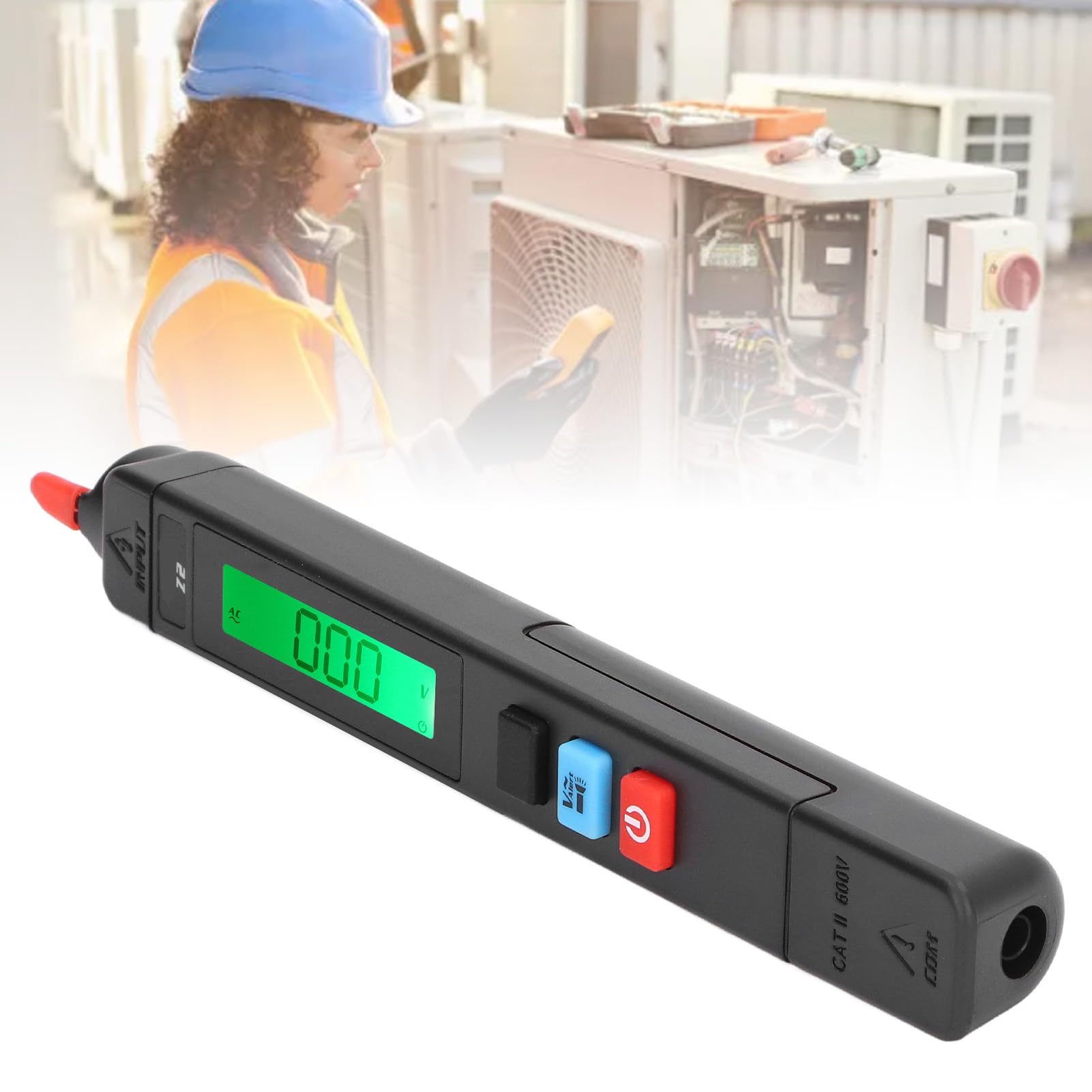 Noncontact Voltage Tester, Quickly Detects Electrical Voltage Detector, Intelligent Induction for Electricians for AC Circuits