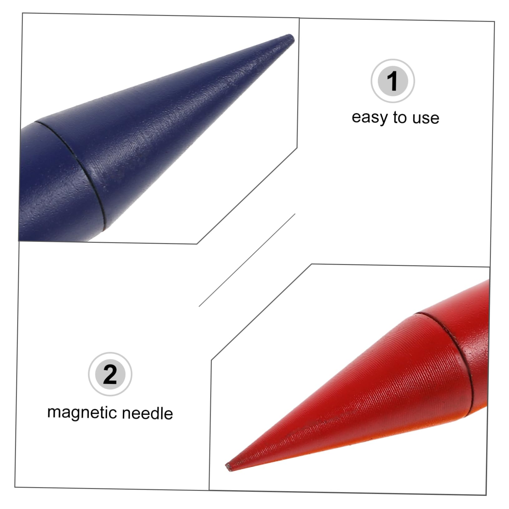 Gatuida 4pezzi Strumento Didattico Per Campo Magnetico Bussola Magnetica Per Esperimenti Scientifici Accessorio Per Insegnanti e Ricercatori Alta Precisione e Facilità Uso