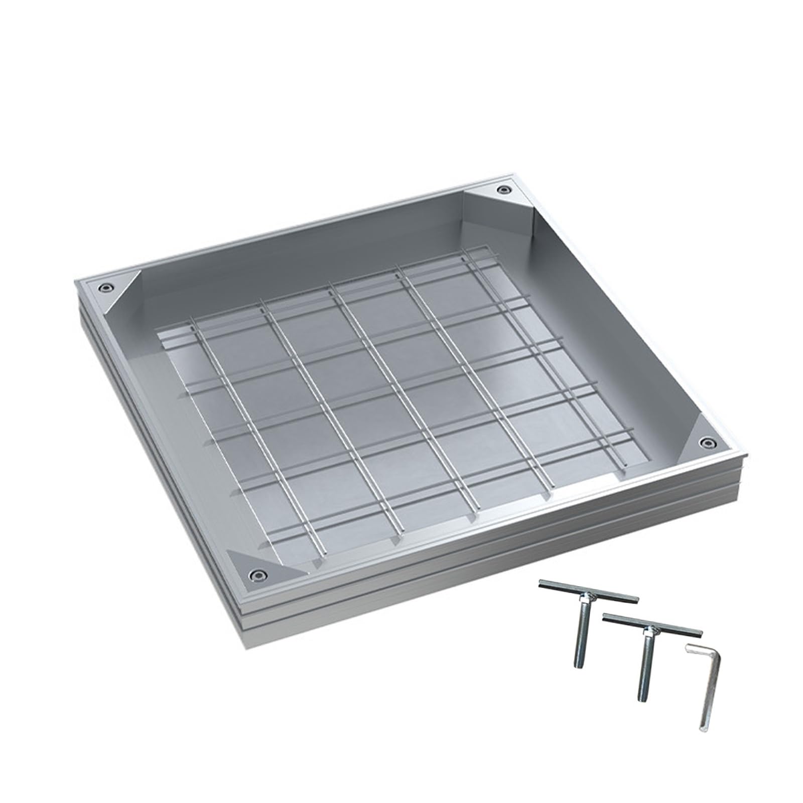 Couvercle de regard invisible 30 cm pour dissimuler efficacement vos fosses septiques