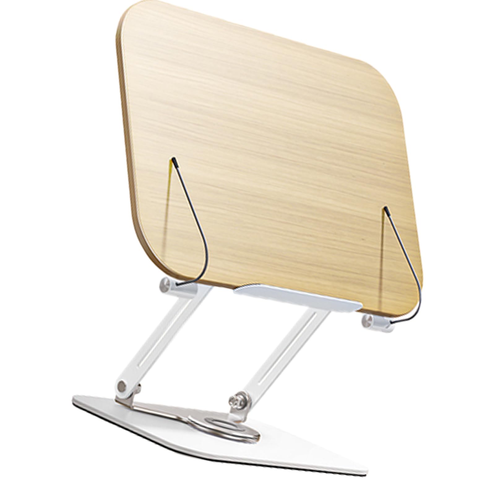 34,3 x 23,9 cm Supporto per libri pieghevole supporto da lettura rotante regolabile tenere libro Tabletd con clip porta pagina