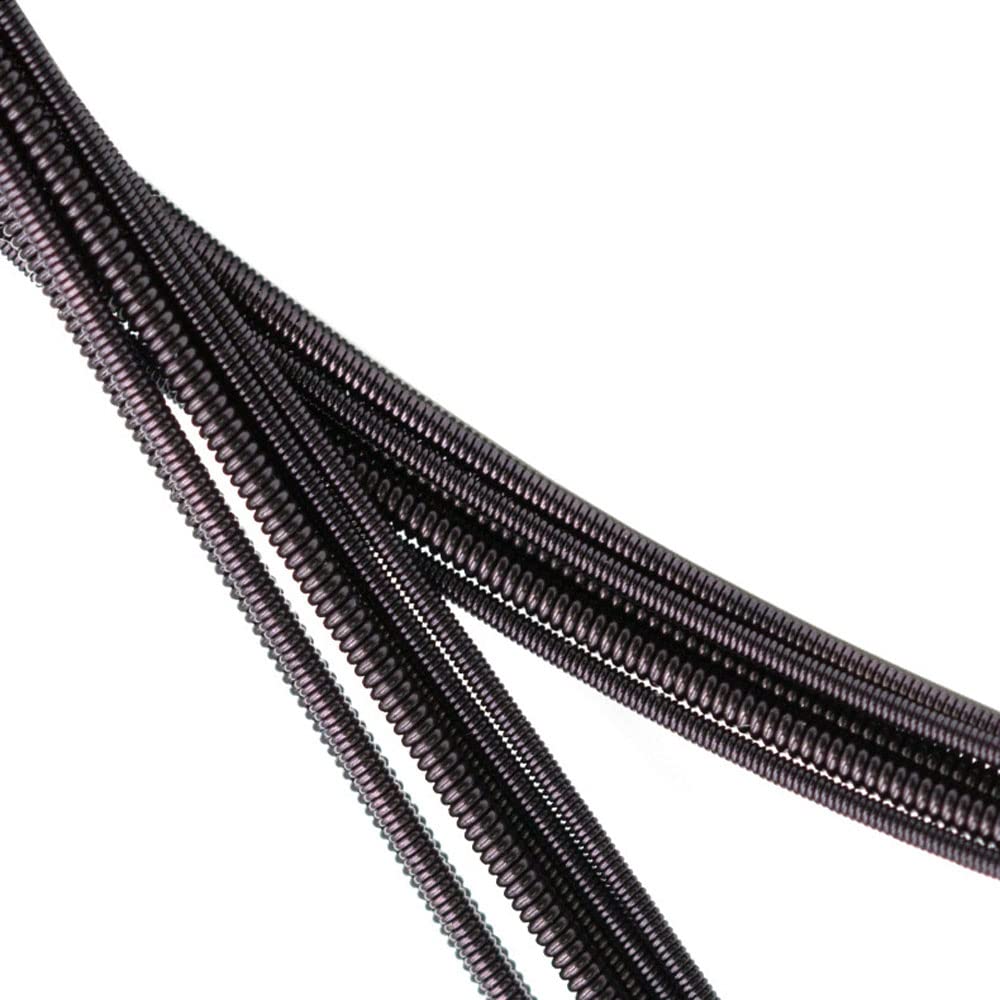 southdeep Juego completo de 10 cuerdas de repuesto NX35C de nailon negro para guitarra clásica, tensión dura 028-045