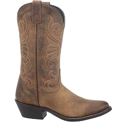 LAREDO Tan Distressed Leather Bridget Womens Western Boots 51084