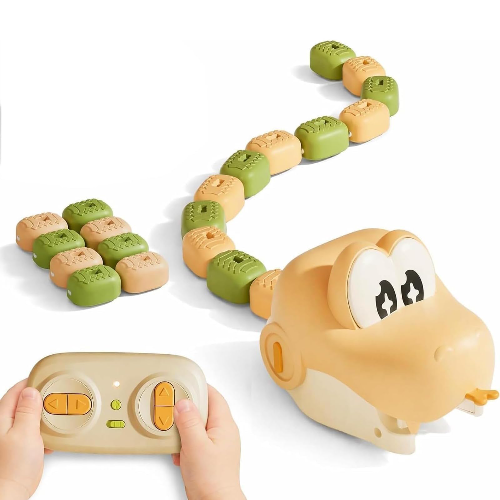 Magnetic Self-Eating Snake Game Remote Control with LED Lights & Sound