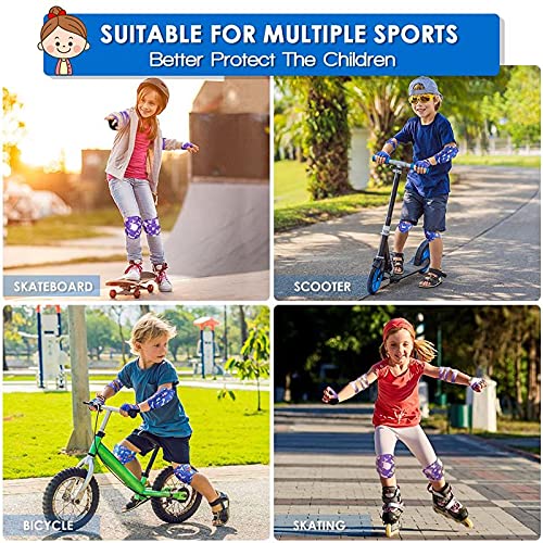Genouillères sport enfants L/XL avec protège-coudes et gants roller - 5