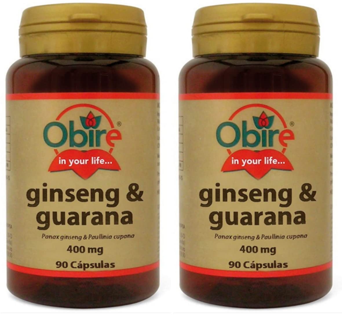Ginseng & Guarana 400mg - 90 capsule (pack 2 pezzi)