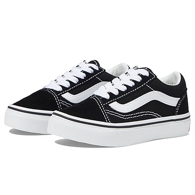 Vans Kids Old Skool (Little Kid) Kids Shoes Black/True White