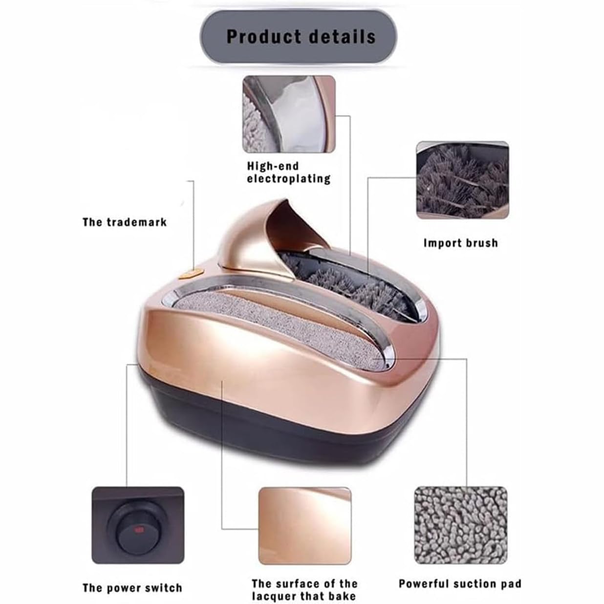 Máquina pulidora de zapatos, pulidora de zapatos eléctrica de inducción automática para entrada de hotel, repuesto reutilizable de cubierta de zapatos