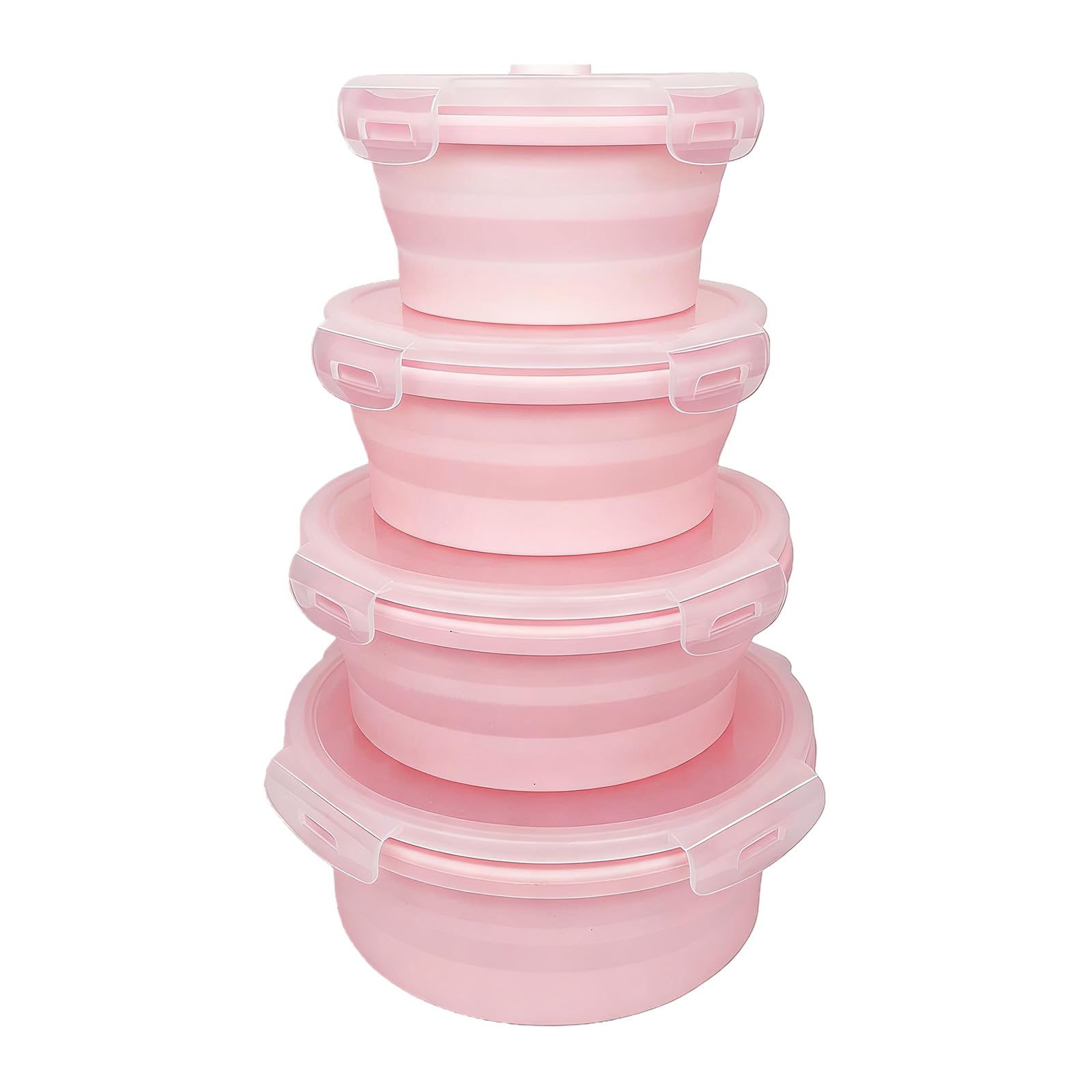 Zxfdsfdbnm Multipurpose Efficient User Friendly Silicones Seal Food Container Set Leak Proof Meal Canisters for Freezers Microwave Extendable Lunch Box Set