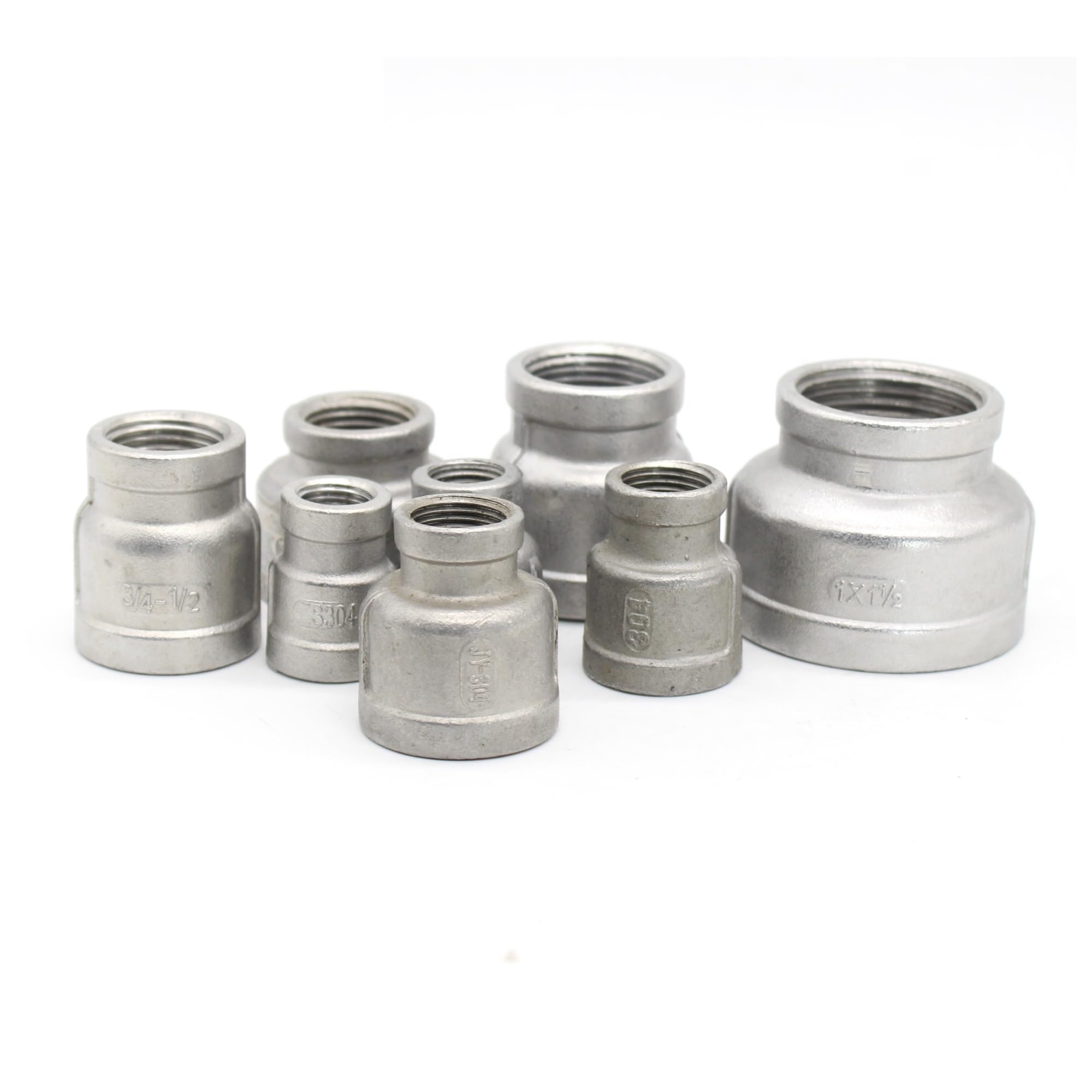 Reductor de acero inoxidable SS304 de 1x1 1/2" altamente resistente