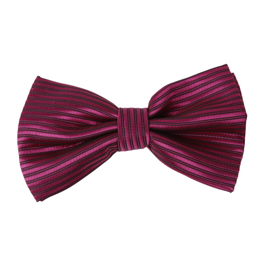 Dan Smith Men's Fashion Stripes Bowtie More Choice Pre-tied Bow tie With Box