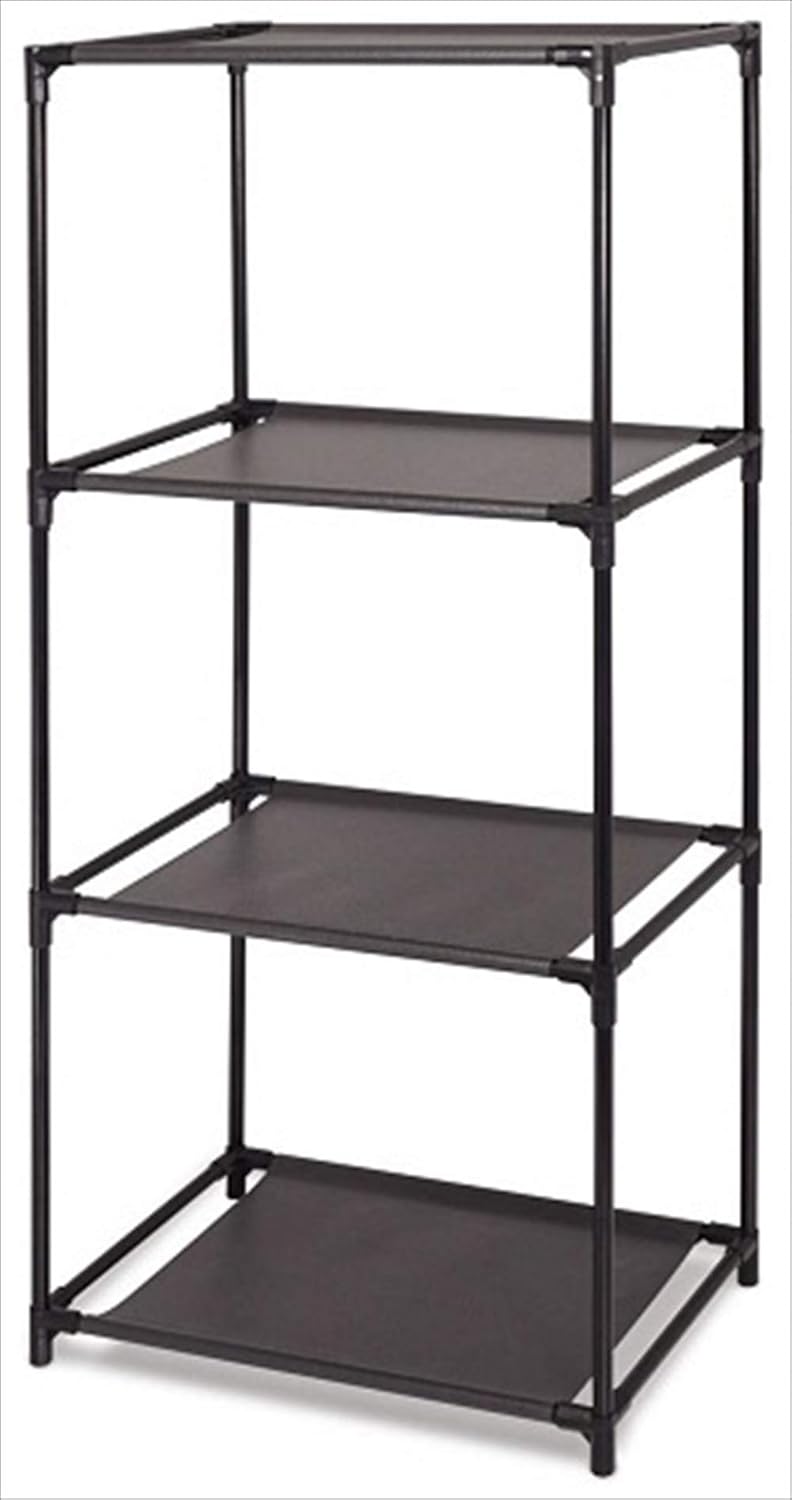 Amazon リタプロショップ オープンシェルフ ブラック 3段収納ボックス ラック オープンシェルフ ラック オンライン通販