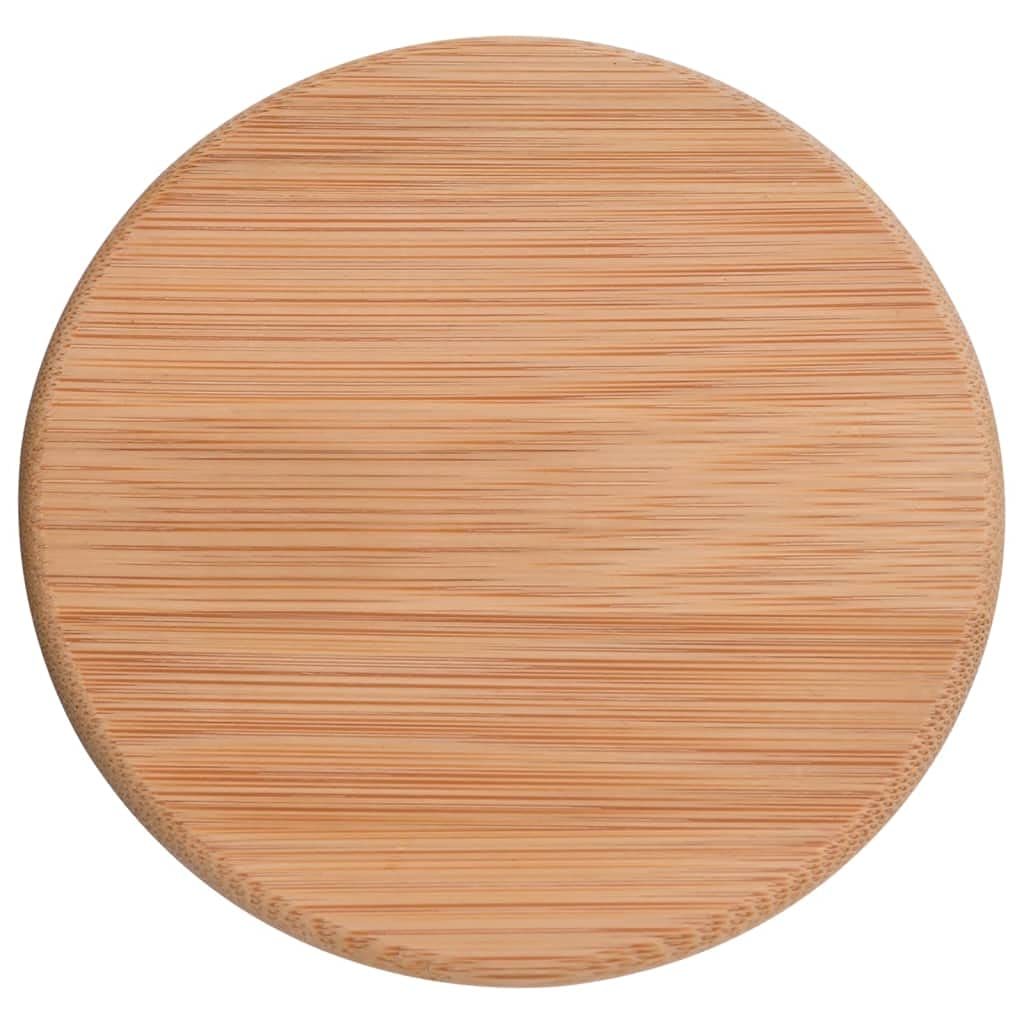 Juego de 4 tarros de almacenamiento de 1200 ml con tapa de bambú – Tarros de almacenamiento para cocina, almacenamiento de cristal