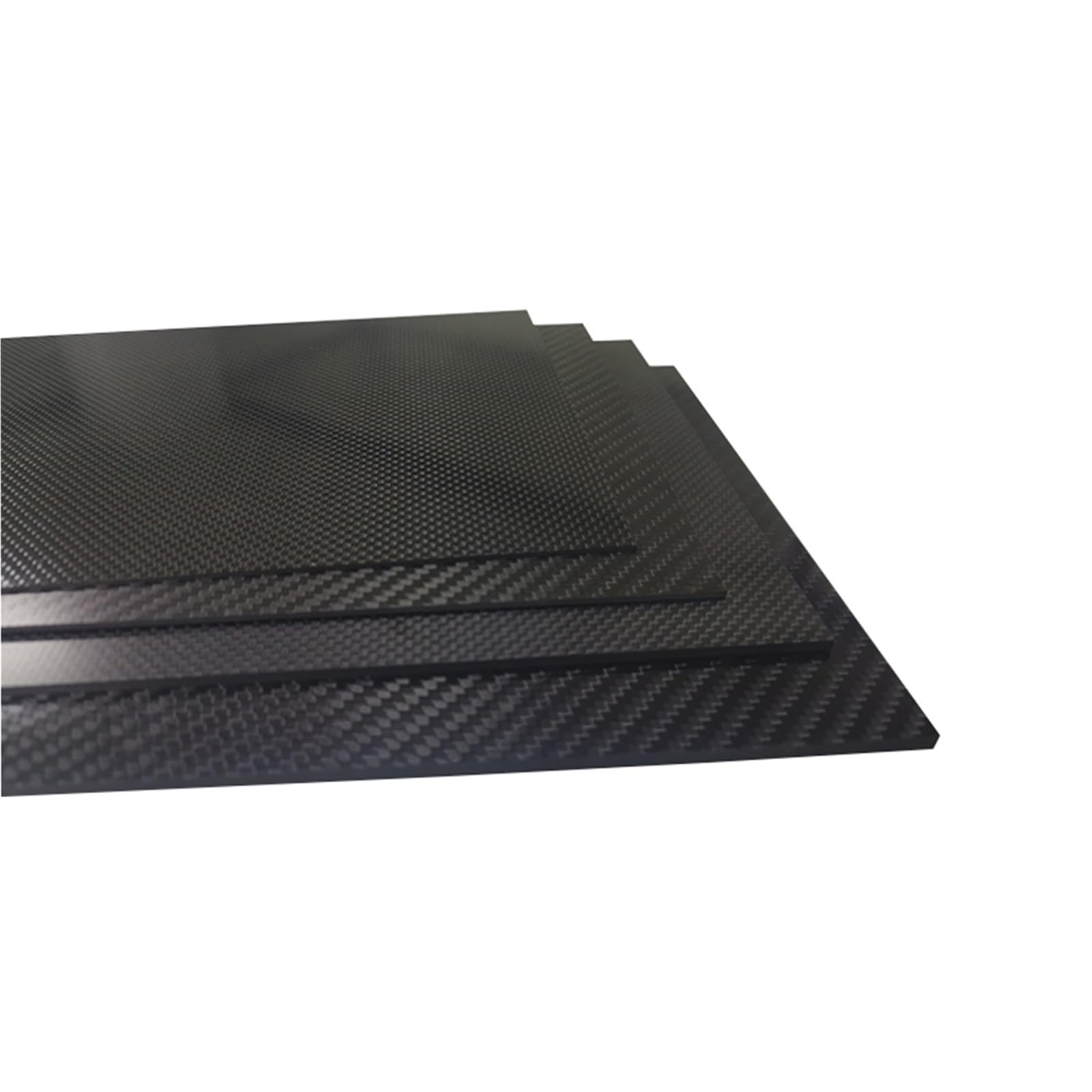 1 piastra in vera fibra di carbonio 3K (195x245 mm) - Materiale composito leggero e resistente for veicoli e giocattoli RC(3.0mm plain matte)