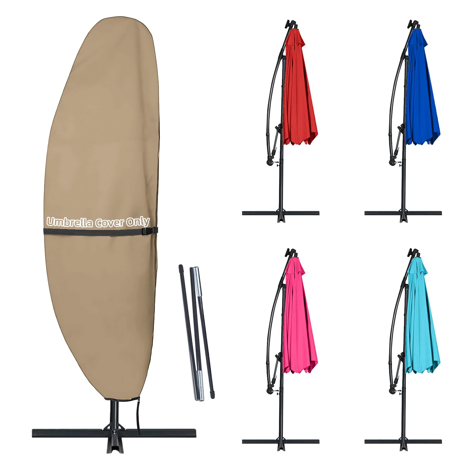 doral designs banana cantilever patio umbrella Amazon.com : Jorohiker Patio Parasol 420D Waterproof Outdoor Offset Banana  Style Umbrella Cover