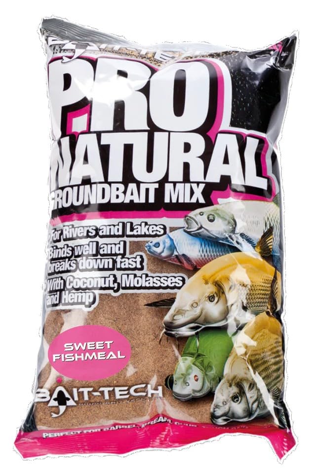 Bait-Tech Pro Natural Groundbait Sweet Fishmeal (1.5kg) Fishing Bait