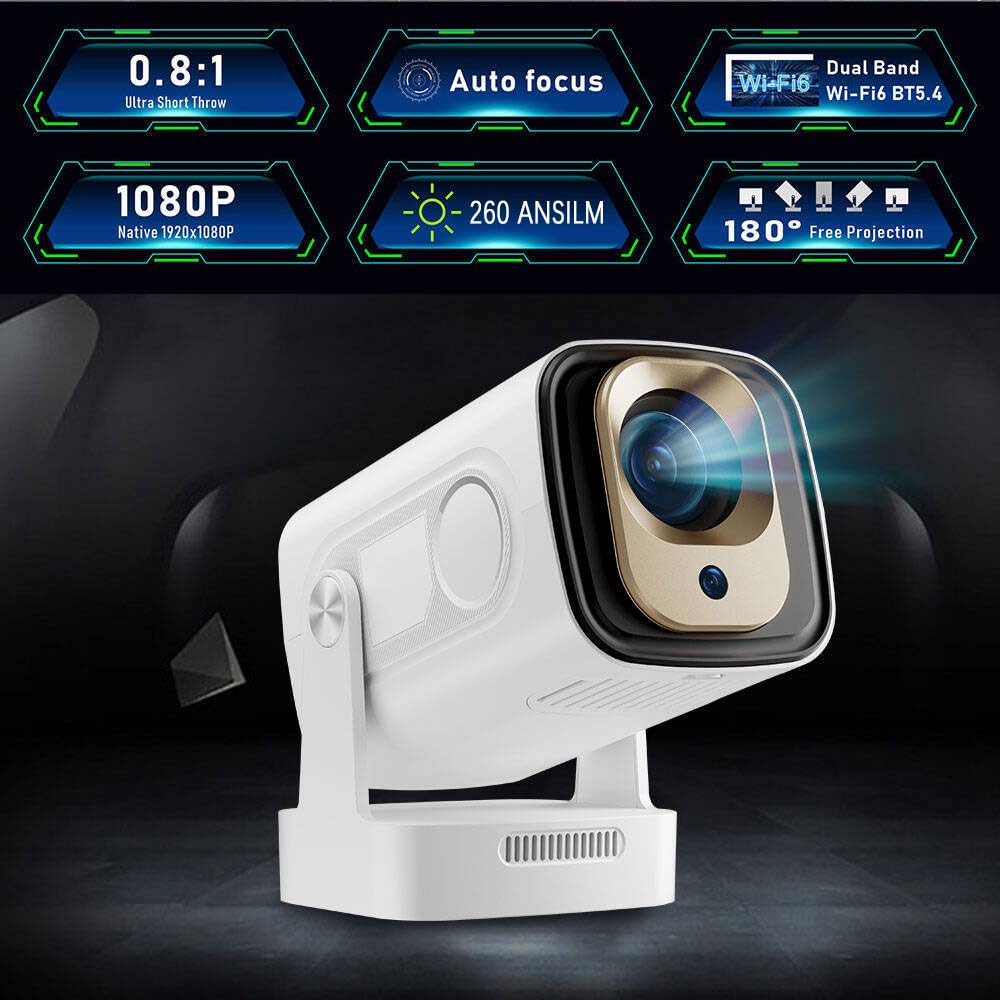 Amazon.com: Auto Focus Mini Projector with Native 1080P Support